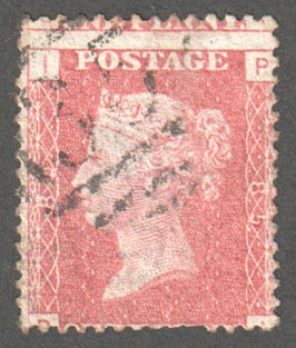 Great Britain Scott 33 Used Plate 85 - PI - Click Image to Close
